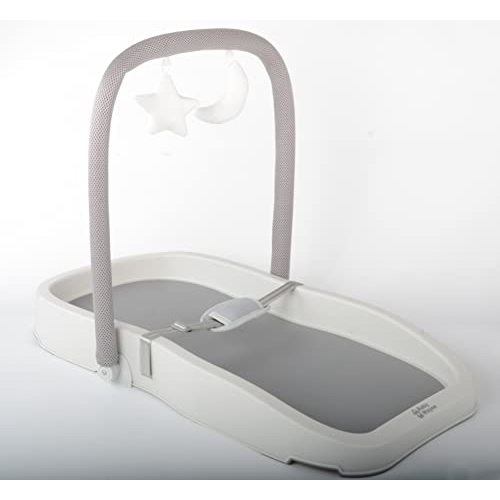Baby Woyee Duraking Pro 4 in 1 Baby Changing pad Washable Portable Diaper Toy bar Changing Tray Non-Slip no Stain Waterproof Changing Table (Gray)