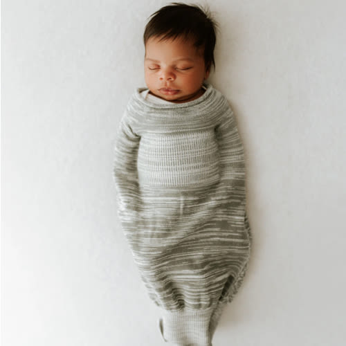 Grey Swaddle Sleep Sack - Small ( 6-12 pounds)