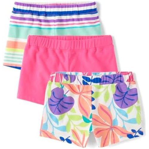 The Children's Place Baby Girls' and Toddler Assorted Knit Shorts