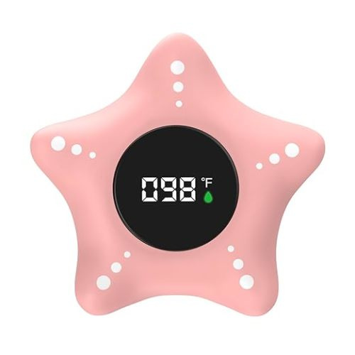 Baby Bath Thermometer Safety, Digital Bathing Water Temperature Thermometer for Infants pregnancy - Pink