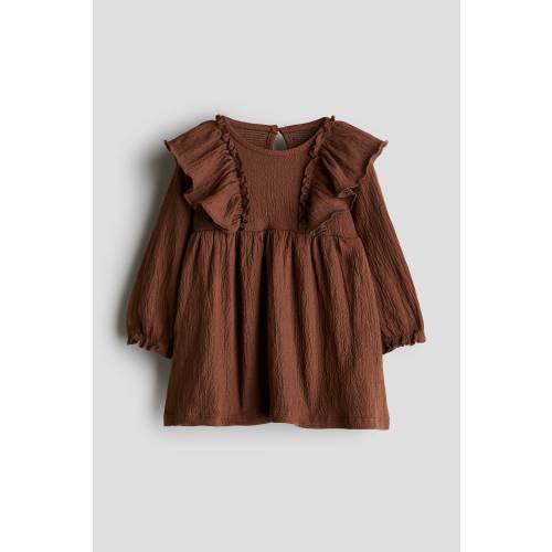 CRINKLED JERSEY DRESS