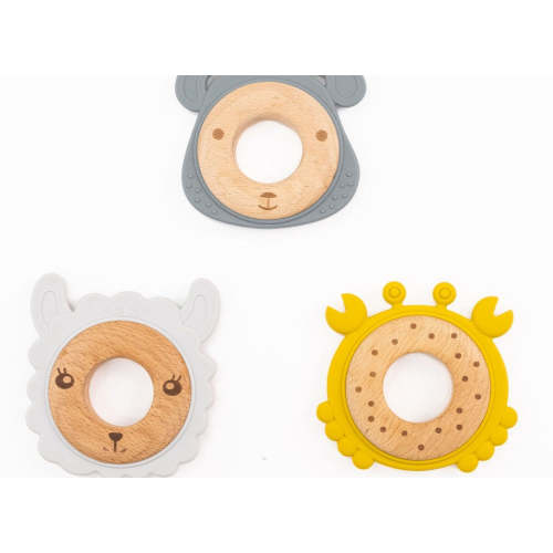 Silicone & Wood Teethers