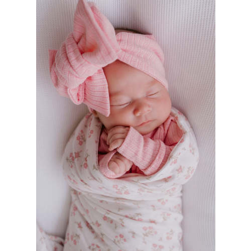 Oversized Topknot | Peony Rib Pointelle – Little and Fern