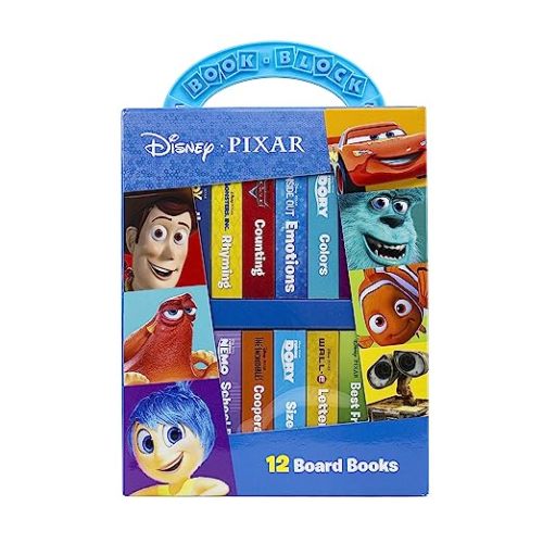 Disney Pixar Toy Story, Cars, Finding Nemo, and More! - My First Library 12 Board Book Block Set - PI Kids: Editors of Phoenix International Publications, Editors of Phoenix International Publications, Editors of Phoenix International Publications;Editors