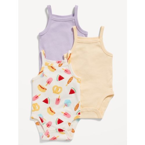 Ribbed Cami Bodysuit 3-Pack for Baby