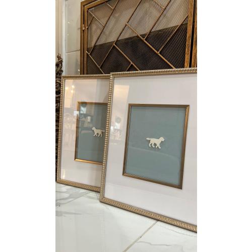 Framed Art- Labrador- Nursery Decor- Home Decor