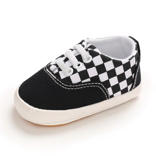 Clowora Unsex Baby Boys Girls Canvas First Walkers Shoes,Infant Non Slip Soft Sole Toddler Flat Lazy Loafers Sneaker