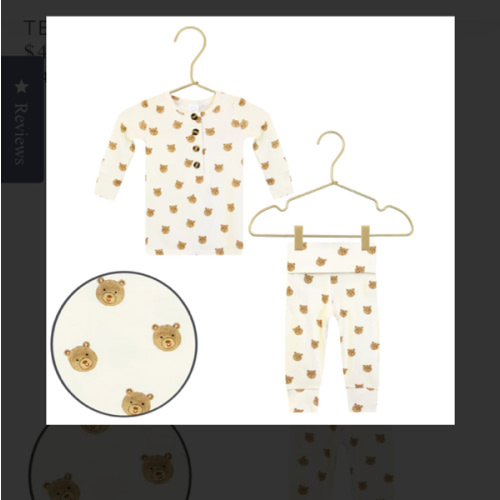 Teddy Top + Bottoms – Lou Lou & Company