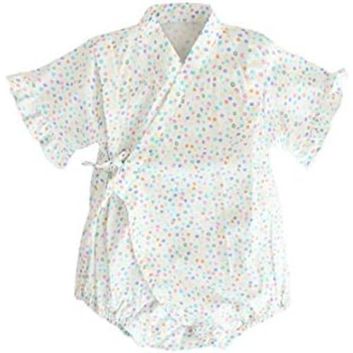 PAUBOLI Baby Kimono Robe Romper Cotton Infant Sakura Japanese Pajamas
