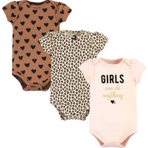 Comfortable All-Cotton Bodysuit 3Pk, 0-3M