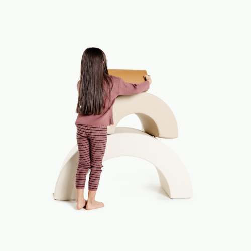 Arc Playset | Indoor Kids Playset- millet colorway