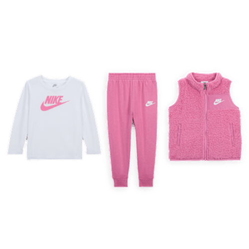 Nike Club Baby Long Sleeve T-Shirt, Vest, and Pants Set 18M