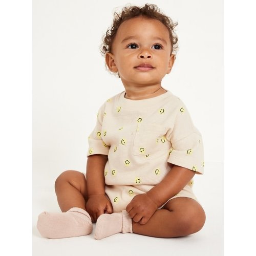 Short-Sleeve Pocket T-Shirt and Shorts Set for Baby