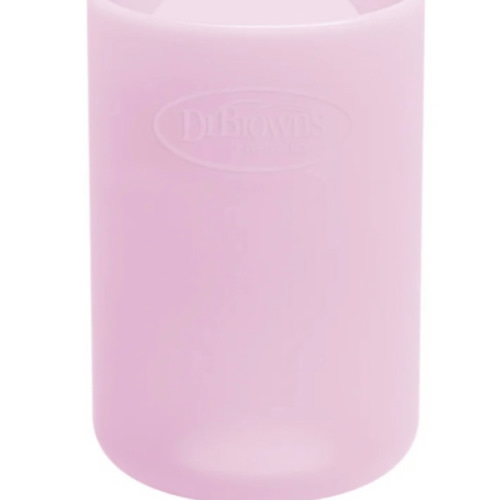 4oz Pink - Dr. Brown’s Natural Flow® Options+™ Narrow Glass Bottle Silicone Sleeves