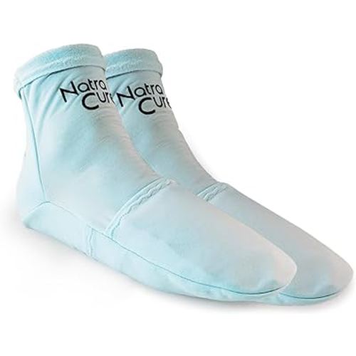 NatraCure Cold Therapy Socks - Reusable Foot Ice Pack - Cooling Socks for Hot Feet, Cold Feet Session for Chemo Socks, Neuropathy Pain Socks, CRPS Relief, Ice Pack for Feet - Size: Small/Medium