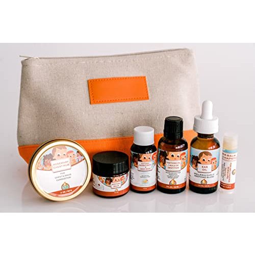 Punkin Butt Gift Bag Set | teething oil ear drops chest rub diaper rash bubble bath lip balm