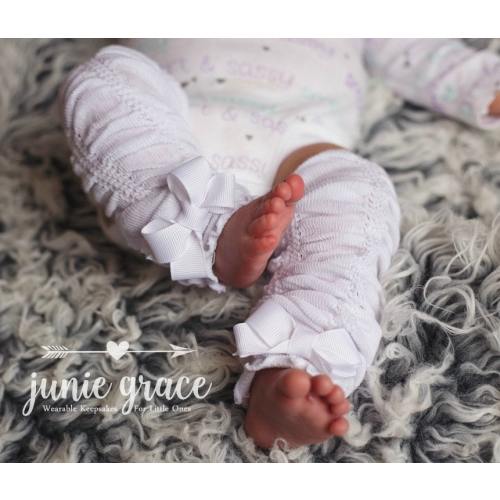 Baby Girl Leg Warmers Baby Girl Clothes Baby Girl Outfit Baby Girl Coming Home Outfit Newborn Baby Girl Leg Warmers with Bows Baby Girl Gift