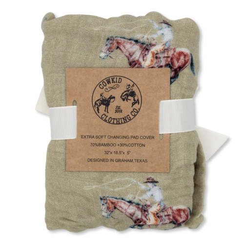 Roper Bamboo Muslin Changing Pad Cover