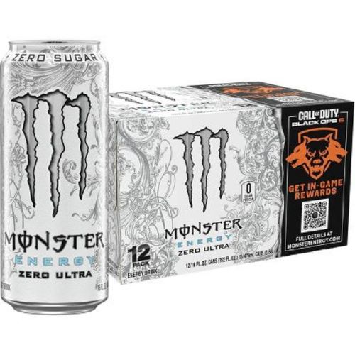 Monster Energy Zero Ultra - 12pk/16 Fl Oz Cans