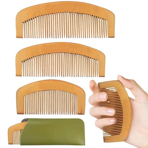3Pcs Wooden Birth Comb for Labor Pain Relief - Natural Massage Tool for Childbirth, Contractions & Delivery Support