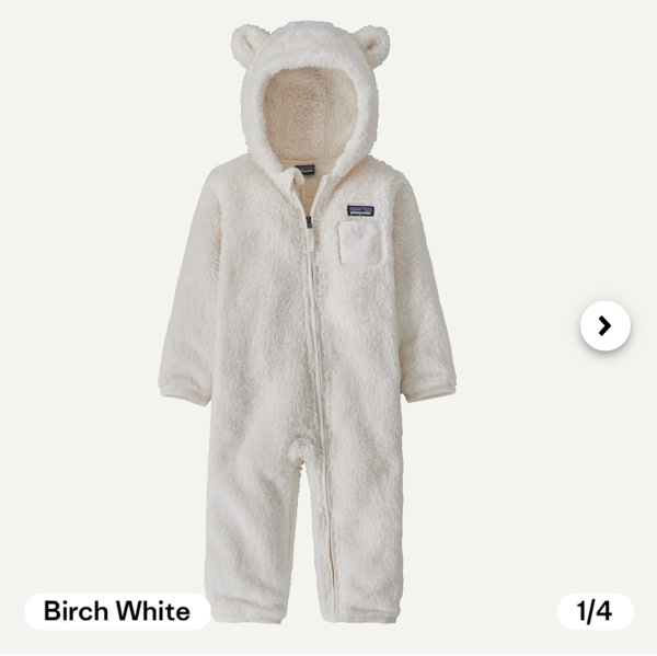 Patagonia Baby Furry Friends Fleece Bunting