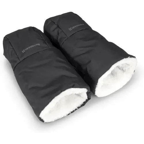 UPPAbaby CozyHandmuff/Easily Attaches to Stroller Handlebars/Ultra-plush, Weather-Proof Hand Protection/Jake (Charcoal)