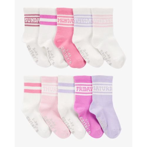 Toddler 10-Pack Crew Socks - Carter's | Carter's