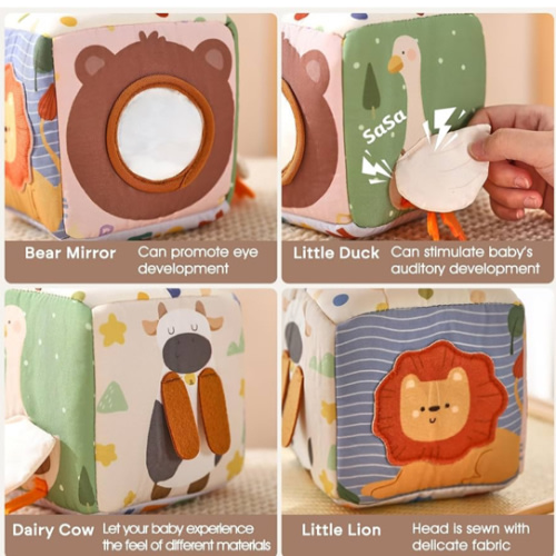 Youuys Baby Tissue Box Toy for Babies 6-12 Months - Montessori Toys Baby Tissue Box Sensory Toys for 1 Year Old - Boy Girl Gifts for Babies 6 12 18 Months Old