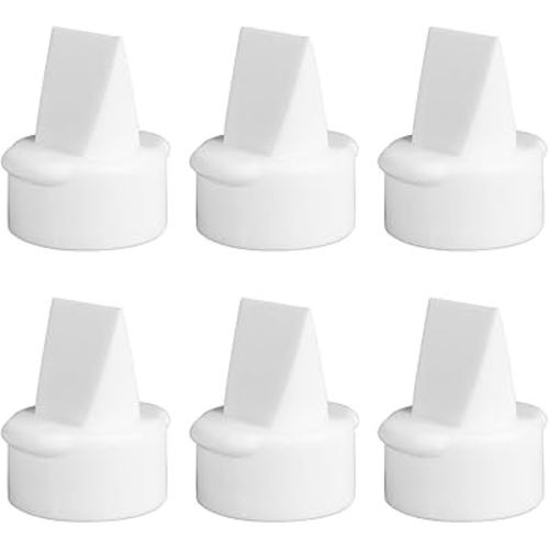 Nenesupply 6 pc Compatible Duckbill Valves for Lansinoh Signature Pro, Smartpump, and Manul Breast Pumps. Not Original Lansinoh Pump Parts. (6pc)