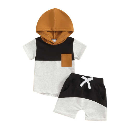 Color Block Hooded Shorts Toddler Set
– The Trendy Toddlers