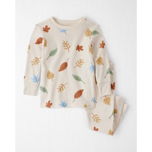 Baby Organic Cotton Pajamas in Autumn Leaves Print - Little Planet | Carter's