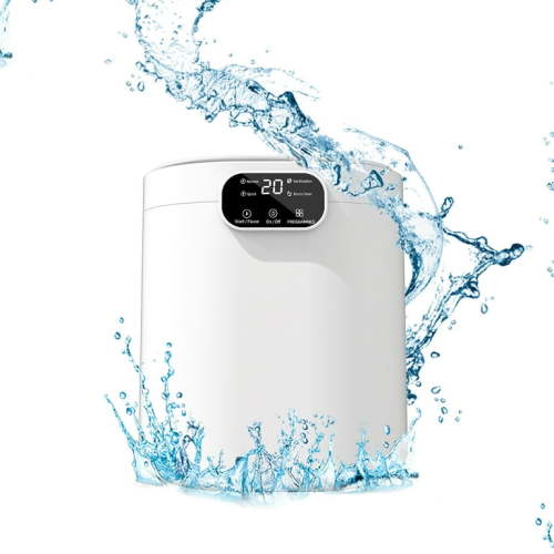 SIMATE Portable Washing Machine, Full Automatic Mini Washer with Spin Function, Compact Laundry Machine for Underwear, Socks, Baby Clothes, 30W, 7L