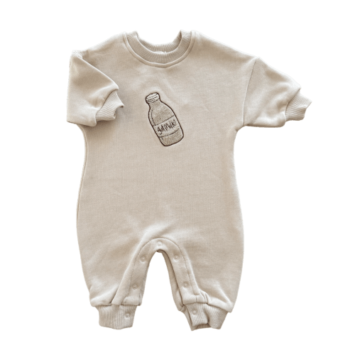 Lupa and Sol French Terry Romper | Got Milk