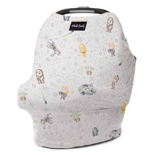 Milk Snob® Multi-Use Star Wars™ Little Galaxy Car Seat Cover in Ivory - IVORY - ONE SIZE