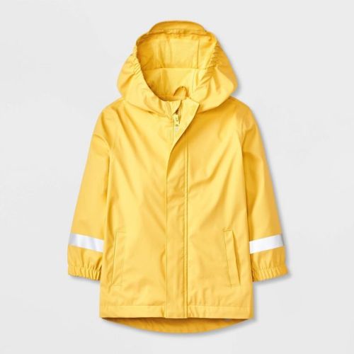 Baby Solid Rain Coat - Cat & Jack™ Yellow 18m