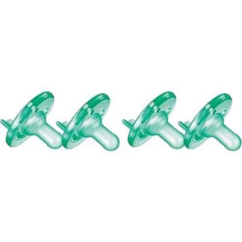 Philips Avent Soothie Pacifier, Green, 0-3 Months, 2 Count (Pack of 2)
