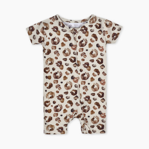 Gerber Snug Fit Romper - Spotted Leopard, 0-3 M