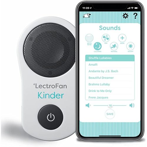 Amazon.com: Adaptive Sound Technologies LectroFan Kinder Baby Sleep Machine, White 2.5x1.5x4.8 Inch