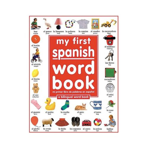 My 1St Spanish Word Book Bilingual - By Angela Wilkes ( Hardcover )