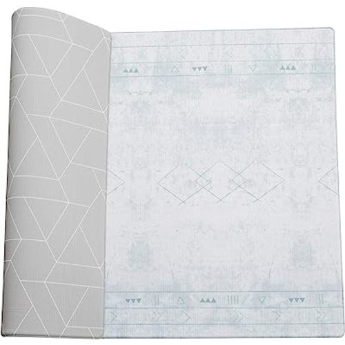 LITTLE Bot Ofie mat, Baby Play mat, Soft Foam mat, Durable and Non-Toxic (Oracle + Zen line, Large)