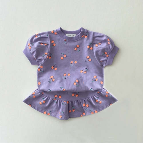 Short Sleeve Sweatshirt Skirt Set – August + Willow
