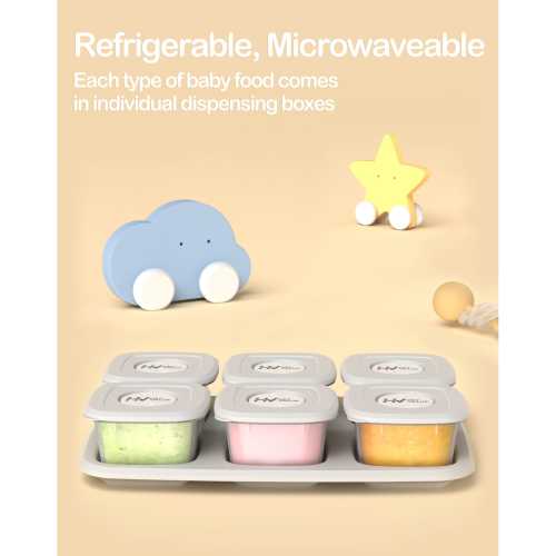 Baby Food Maker, 13-in-1 Baby Food Processor Set for Baby Food, Fruit Baby Food Puree Blender with Baby Food Containers
