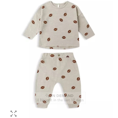 Boys' Football Print Tee & Pants Set - Baby