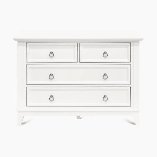 Emma Regency 4-Drawer Dresser - Warm White
