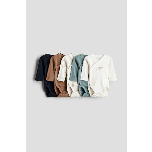 5-PACK WRAPOVER BODYSUITS