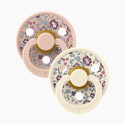 BIBS BIBS x LIBERTY Colour Natural Rubber Pacificier (2-pack) - Blush, Size 1