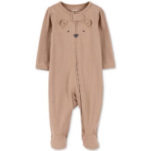 Baby Bear Ribbed Sleep & Play Pajamas / 3M