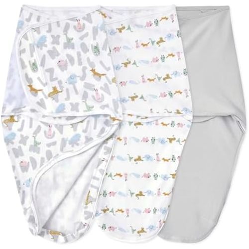 aden + anais Essentials Easy Wrap Swaddle - Easy Swaddle Newborn Swaddle Sack, Baby Swaddles, Sleep Sack Wearable Blanket