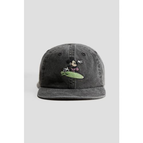 MOTIF-DETAIL COTTON CAP