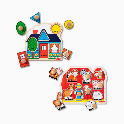 Melissa & Doug Jumbo Knob Bundle